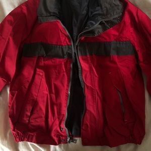 Red Nautica Bomber Jacket